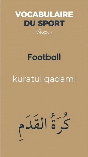 Apprends à nommer les sports les plus courants