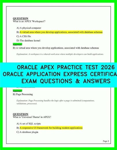 Oracle APEX 2026 Certification Mastery: 1Z0-770 Exam Questions & Expert Solutions Revealed