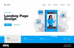 Social media post with picture. Blogger, video, like, sharing, repost flat vector illustration. Communication, marketing influencer concept for banner Stock Vector Image & Art - Alamy