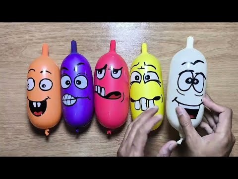 Making Slime with Funny Balloons - Satisfying Slime video - FlexFlow Live 464