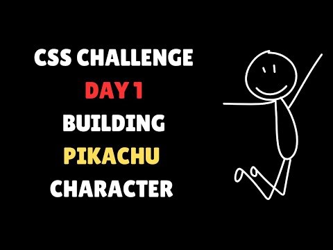 CSS Art Challenge Day 1 | I Created Pikachu Using Only HTML & CSS!