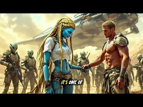 The male human was given an alien women slave as a reward.