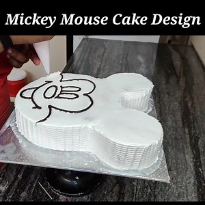 Mickey Mouse Cake Decoration | Butter Cream Mickey Mouse Cake Tutorial | Sunil Cake Master