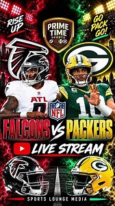 🏈 Falcons vs Packers LIVE TONIGHT! Prime Time Sports goes LIVE at 8 PM EST! 🔥