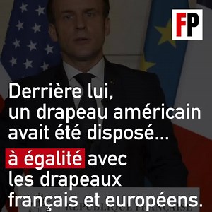 🔴 Et vous, rien ne vous a interpellé pendant le discours d'Emmanuel Macron hier ? 🧐 Regardez-bien ⬇ | Front Populaire