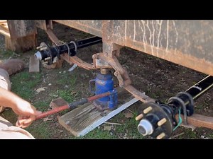 How to install new Trailer Axles
