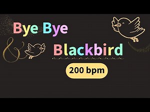 Bye Bye Blackbird | 200 bpm | Jazz Swing | Play-Along Backing Track