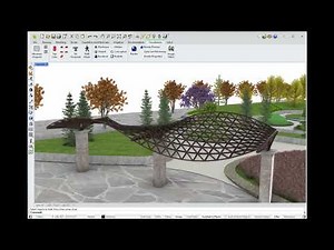 Free Form Modeling in Landscape Design Using RhinoLands