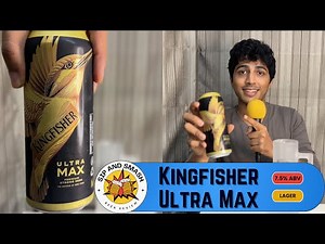 Daily Beer Review – Kingfisher Ultra Max | 500ml Can Chug & Rating | 5-8% ABV Strong Indian Lager