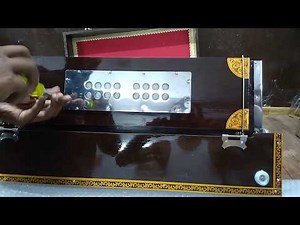 Harmonium Repair, Fix bellow spring in harmonium for long air control, fix air valve spring