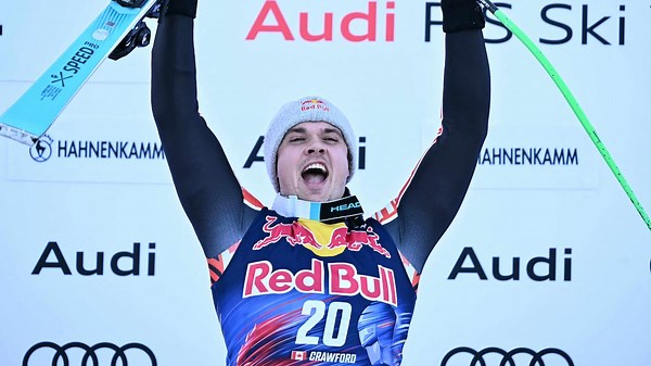 Toronto's Crawford joins elite company with Kitzbuhel World Cup downhill win