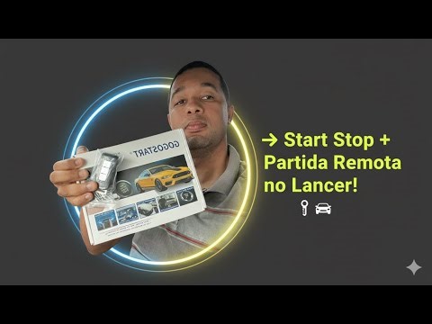 New Start Stop with Remote Start on the Lancer! Integrated with the Alarm and with Original Mitsu...