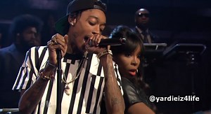 [VIDEO] Kelly Rowland Brings Wiz Khalifa Out for 'Gone' Performance On Jimmy Fallon Live - theJasmineBRAND