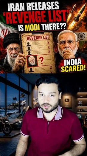 Iran Releases ‘Revenge List’ in Open! Is Modi in There? Iran War's Latest Update #shorts