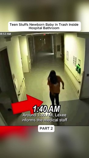 Teen Stuffs Newborn Baby In Trash Inside Hospital Bathroom | lexi the newborn baby