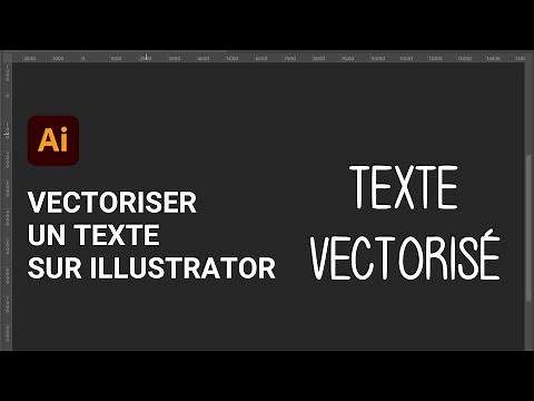 Comment vectoriser un texte dans Illustrator ?