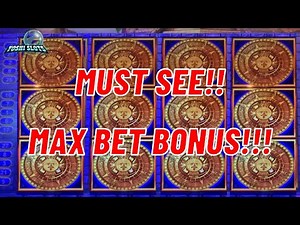 MAYAN CHIEF MAX BET BONUS!!! HUGE WIN!!! 😱😵 SO MANY FREE SPINS!!