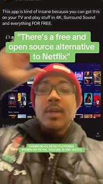 "There's a free and open source alternative to Netflix" #streaming #free #movies #shows #didyouknow