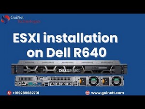 How to install ESXI 7.0.0 on Dell-R640 Sever ?