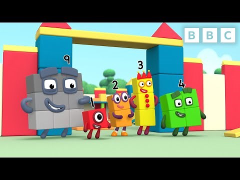 Exploring Cubes, Cuboids, Pyramids and Prisms with Numberblocks | CBeebies