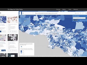 How to Leverage Esri Maps for Public Policy