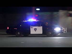 Police Cars Responding Code 3 Compilation