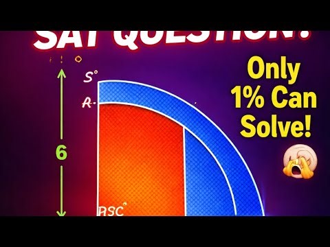 The Truth About the Hardest SAT Math Question Nobody Can Solve l #maths #geometry #sat math