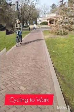 Cycling to Work at Max Planck Institute, Nijmegen, Netherlands