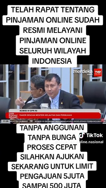 Alhamdulillah telah di resmikan oleh pemerintah pinjaman tanpa bunga Membantu usaha rakyat UMKM Mulai 5jt sampai 500juta tanpa bunga tanpa riba 100% Aman dan amanah Diawasi oleh OJK PROSES CEPAT TANPA RIBET HANYA 30 MENIT LANGSUNG CAIR #fyp #viral #pinjaman #pinjamanonline #foryou #fyppppppppppppppppppppppp #foryoupage