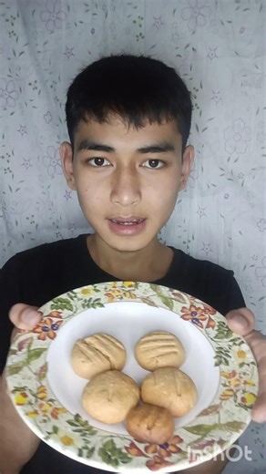 peanut butter cookies siam dan//3 ingredients pb cookies #mizo#healthycooking