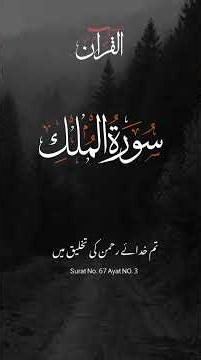 Surah Al-Mulk #quran#deen #quranrecitation #quranmessage #shortvideo #surah #faith #allah #shortpost