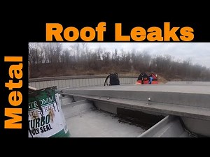 METAL ROOF LEAK repair under 3 min with Turbo Poly Seal