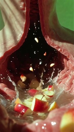 Apple Khane Ke Baad Body Mein Kya Hota Hai | 3D Medical Animation | Digestion & Energy Explained