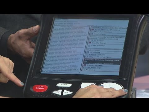How to use a voting machine correctly?
