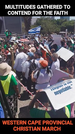 6.5K views · 307 reactions | Cape Town, you witnessed it. The gathering. The unity. The sound of a Church that refuses to be silenced. Today wasn’t just an event — it was a turning point. We walked. We prayed. We declared. And Parliament heard us. This is what happens when believers stand as one. A new chapter has begun. | South African Church Defenders | Facebook