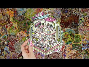 100+ DIY 3D Sticker Scenes | 300 Hours of Work ✨ 13 Hours of Relaxing ASMR Long Play 🐾