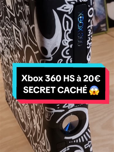 Xbox 360 HS à 20€… elle cache un secret 😱 J’achète une Xbox 360 Slim HS pour seulement 20€ pour essayer de la réparer et la customiser au Posca 🎮🎨 Mais pendant le démontage… je découvre un secret incroyable caché à l’intérieur 😱 #xbox360 #retrogaming #modding #repair #consolemod