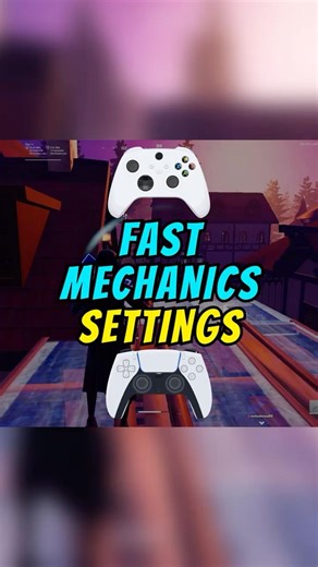 FAST MECHANICS SETTINGS FOR CONTROLLER🏆 #fortnite #controllersettings #prosettings #tutorial