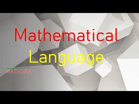 Mathematical Language symbols