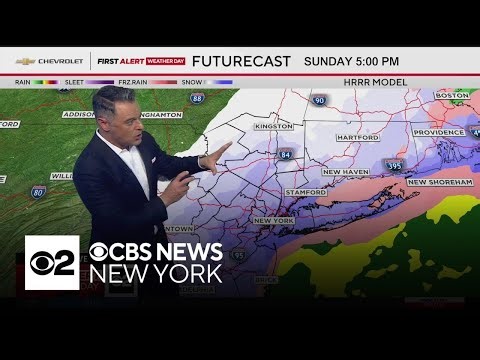First Alert Weather: Tracking heavier snow Sunday in NYC area - 1.18.26