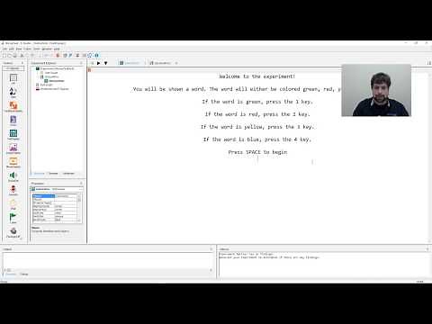 E-Prime 3 Webinar: Stroop Experiment Walkthrough