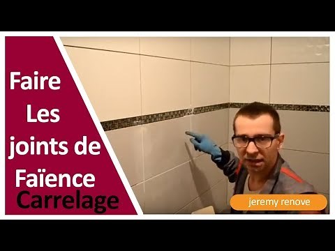 COMMENT FAIRE LES JOINTS POUR DE LA FAÏENCE ?