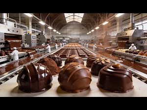 Inside the Belgian Chocolate Factory – How Raw Cocoa Becomes Luxury Sweets | Full Process