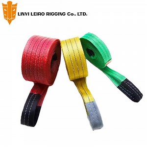 [Hot Item] Heavy Duty 1ton Flat Webbing Sling Carry Heavy Work Lifting Equipment