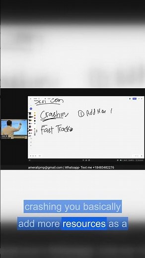 Schedule compression crashing vs fast tracking