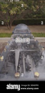 close-up footage of heavy snowfall in forest