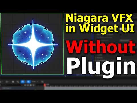 Niagara VFX in UE5 Widget UI WITHOUT Plugins! (Quick & Easy Method) 🖥️✨💻