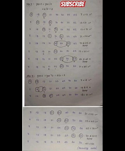 Shell sort#sorting types #datastructure #computerscience #easy