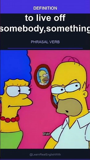 Learn Real English with:The Simpsons. #learnenglish #thesimpsons