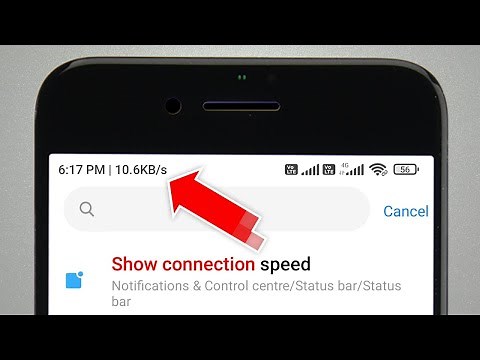 how to show internet speed indicator on all Samsung phone